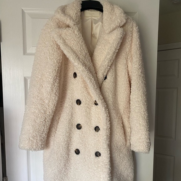 BLANK NYC SEA SALT FAUX SHERPA COAT - Picture 3 of 6